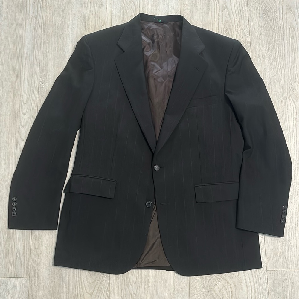 🔥BUNDLESALE Mens 44L Brookcraft Today’s Man pinstripe sports coat suit jacket